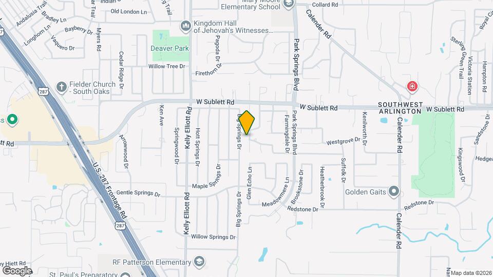 6108 Paradise Dr Map and Location Details