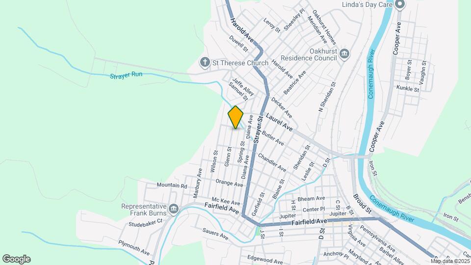 290 Glenn St Map and Location Details