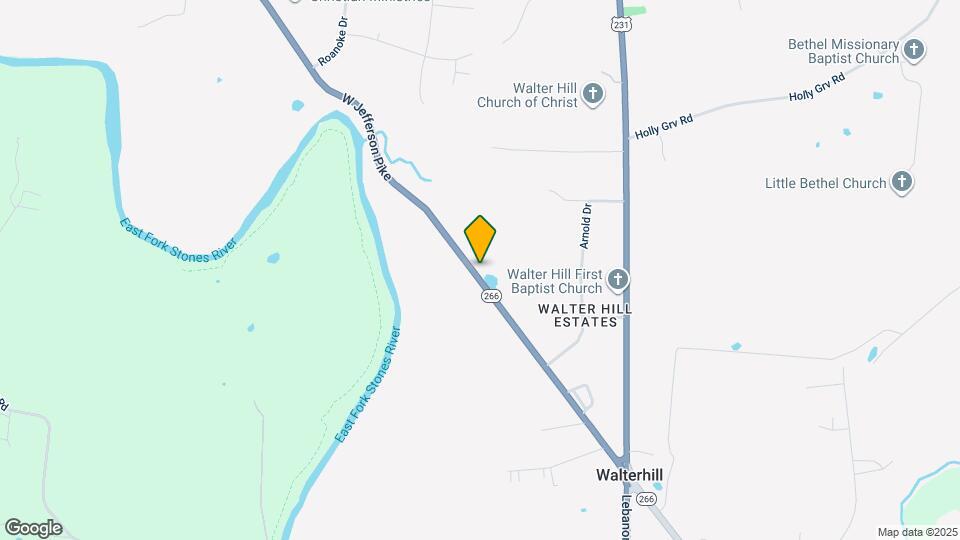 668 W Jefferson Pike Map and Location Details