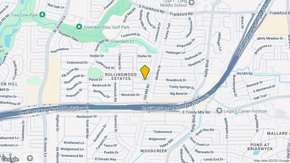 2317 Benbrook Dr Map and Location Details