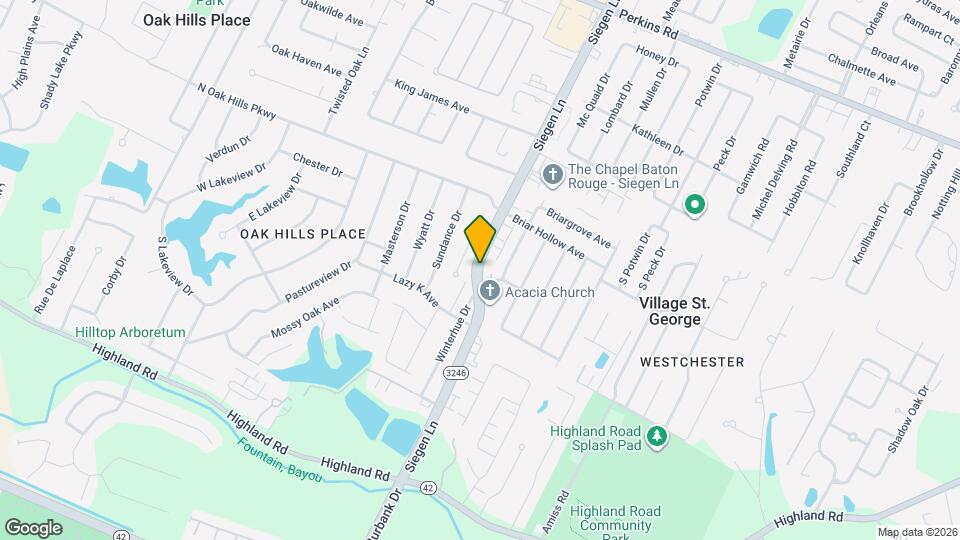 9949 Siegen Ln Mapa y Detalles de la Ubicación