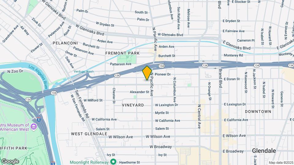 515 W Doran St Map and Location Details