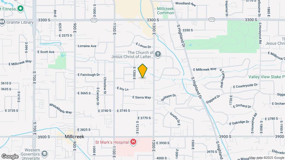 1250 E 3545 S Map and Location Details