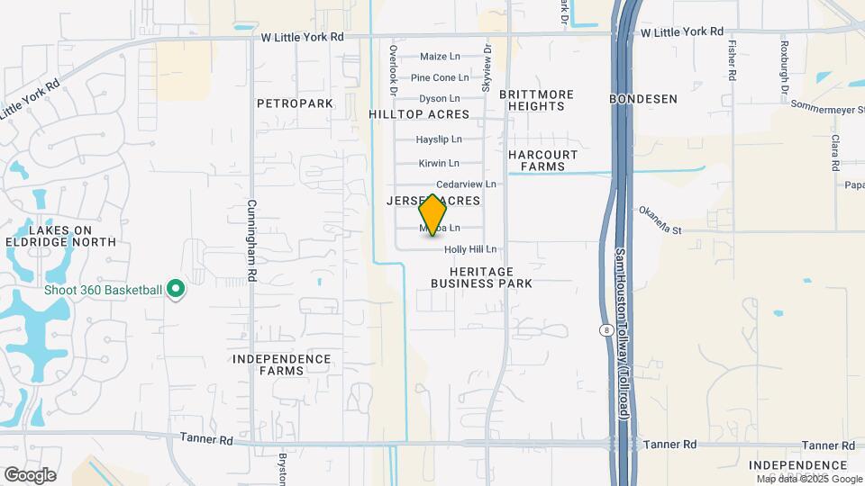11110 Holly Hill Ln Map and Location Details