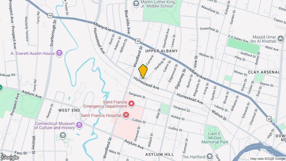 1 Sterling St Map and Location Details