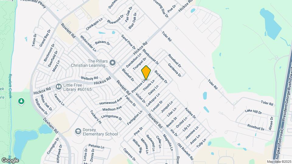 2522 Primrose Ln Map and Location Details