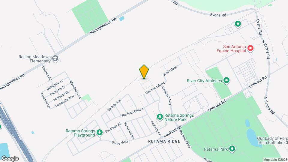 8111 Running Hollow Map and Location Details