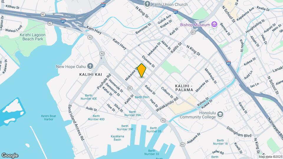 1720 Kalani St Map and Location Details