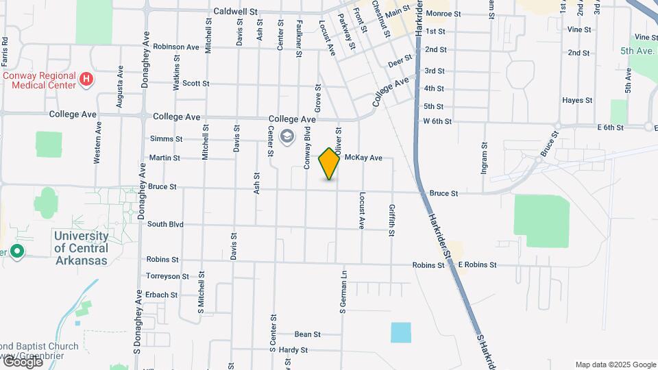 1406 Bruce St Map and Location Details