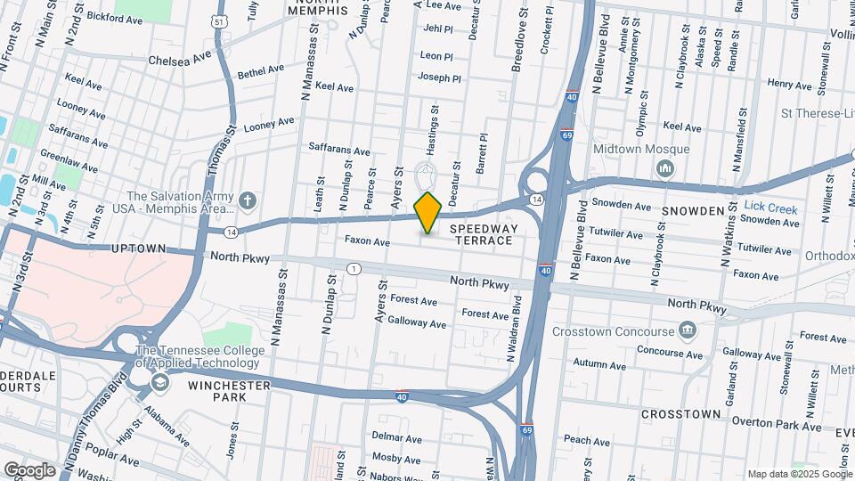 964 Faxon Ave Map and Location Details