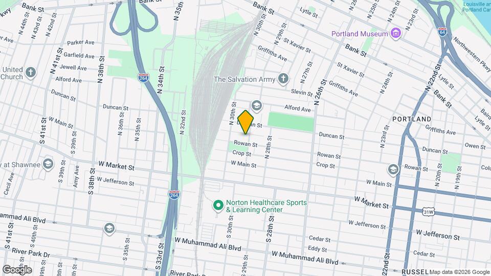2903 Rowan St Map and Location Details