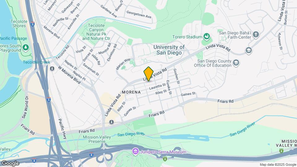 5621 Mildred St Map and Location Details