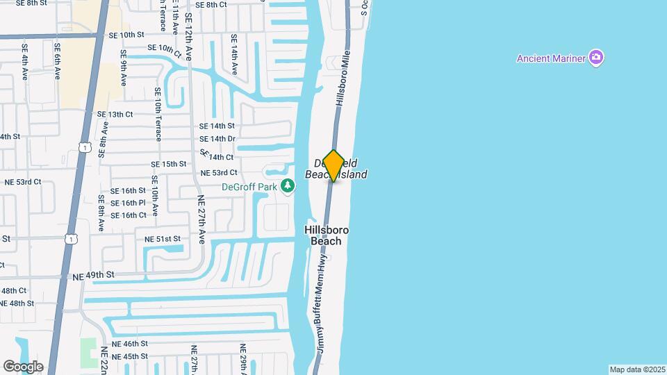 1069 Hillsboro Mile Map and Location Details