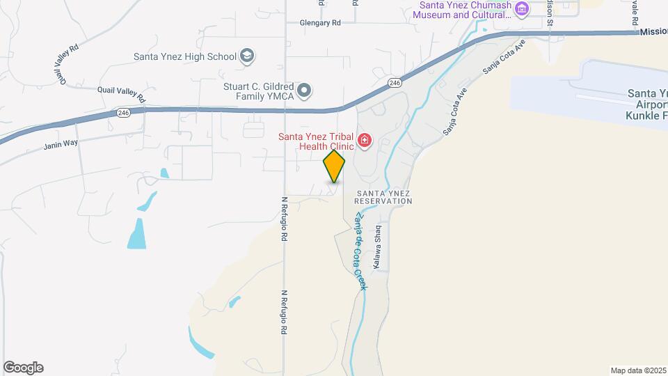 724 N Refugio Rd Map and Location Details