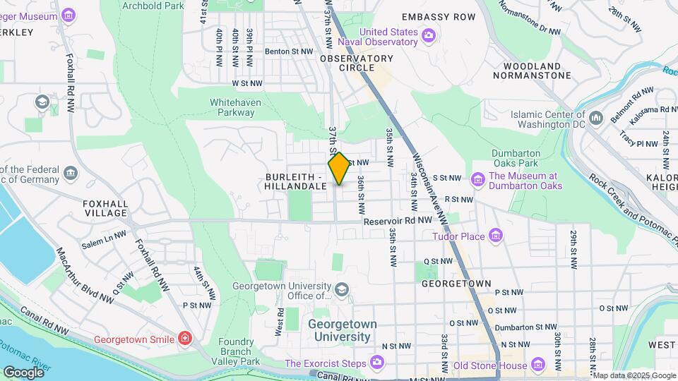 1713 37th St NW Map and Location Details