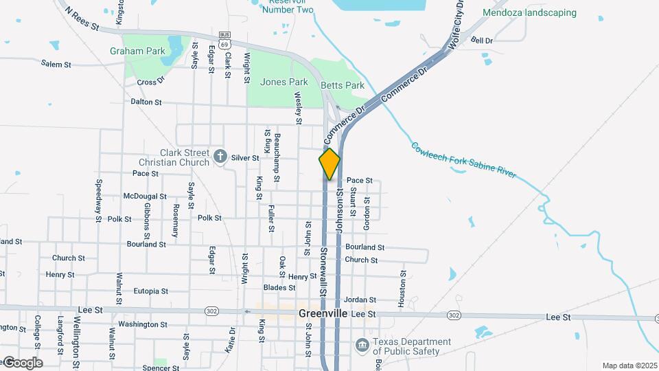 1519 Stonewall St Map and Location Details