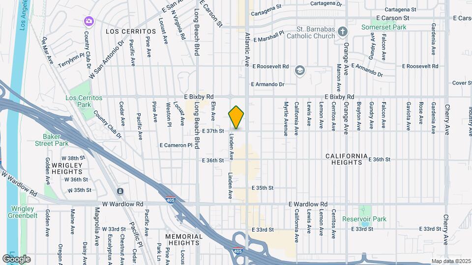 3654 Linden Ave Map and Location Details
