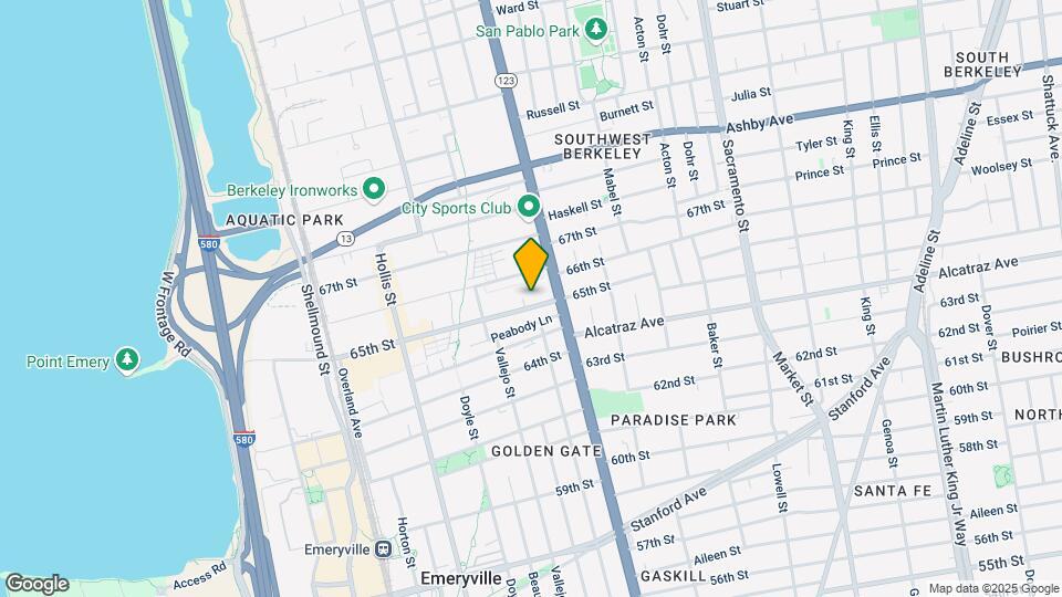 1130 65th St Map and Location Details