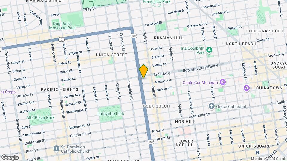 2128 Van Ness Mapa y Detalles de la Ubicación
