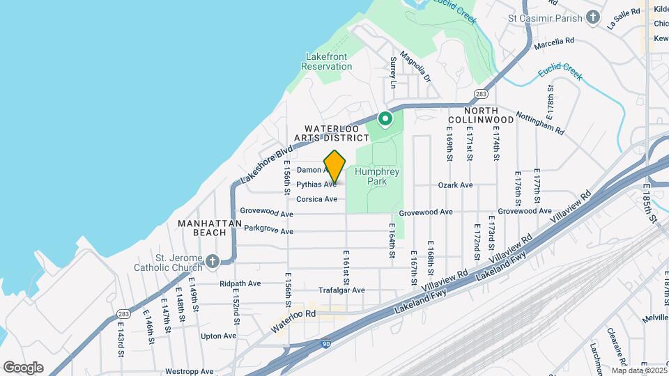 15918 Pythias Ave Map and Location Details