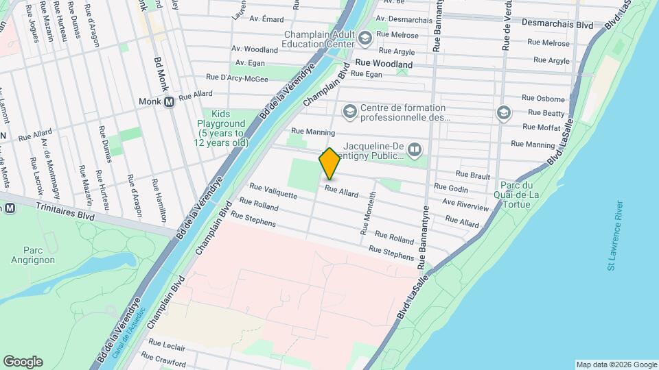 1287-1293 Allard Rue Map and Location Details