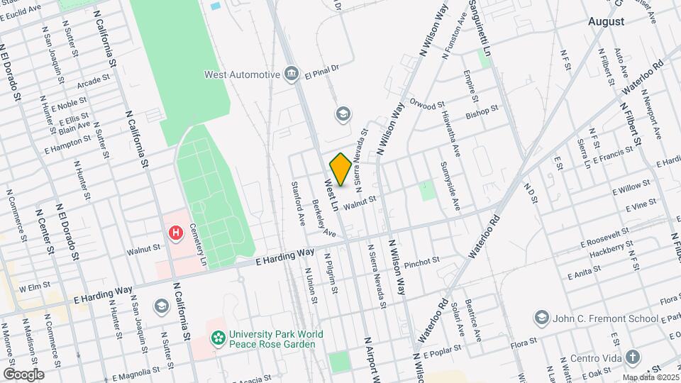 1748 West Ln Map and Location Details