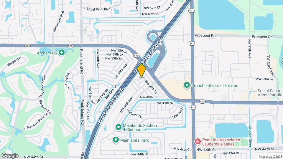 4964 NW 48th Way Map and Location Details