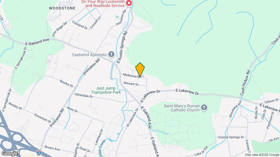 2405 Melborne Dr Map and Location Details