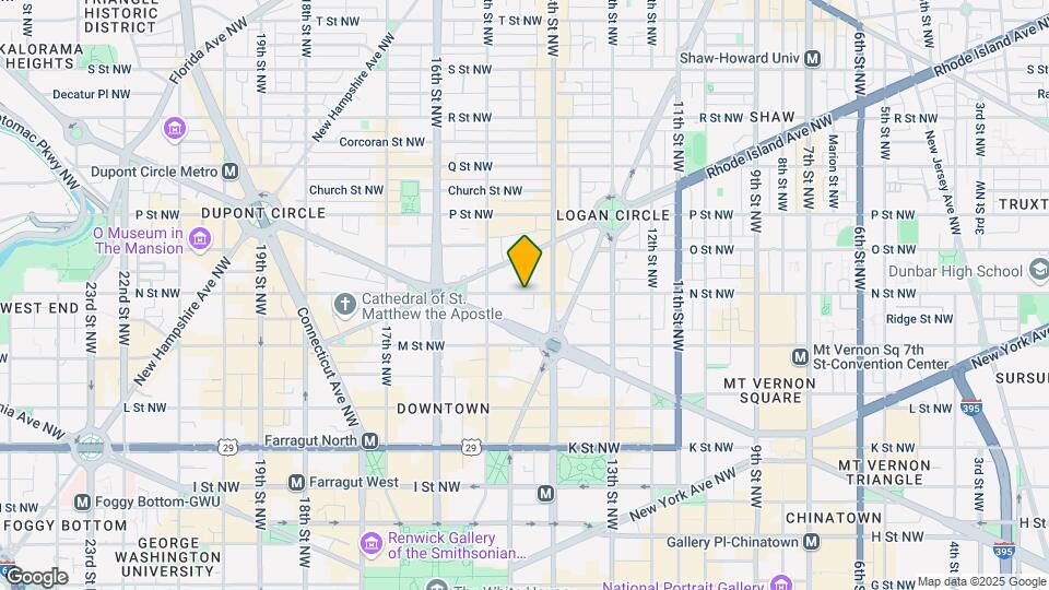 1440 N St NW Map and Location Details