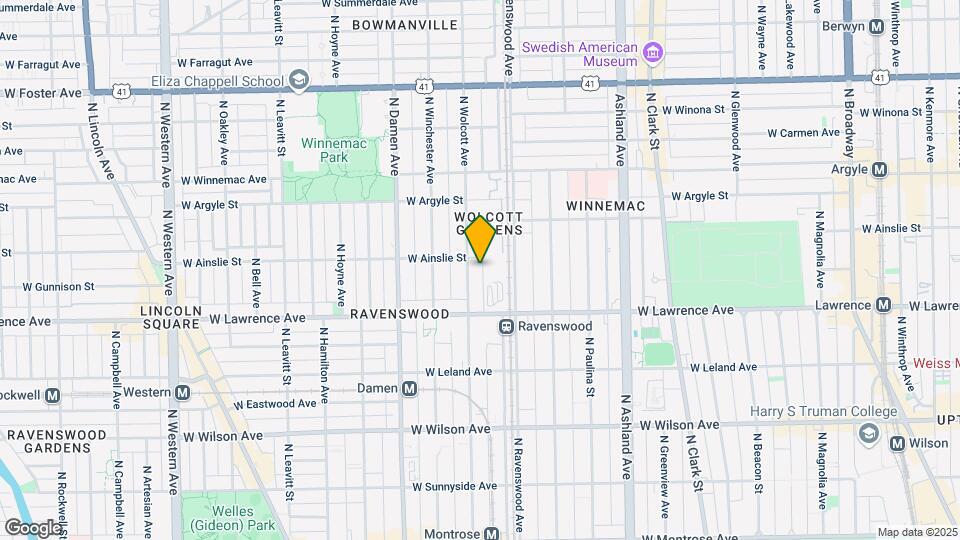 4845 N Wolcott Ave, Unit 3E Mapa y Detalles de la Ubicación
