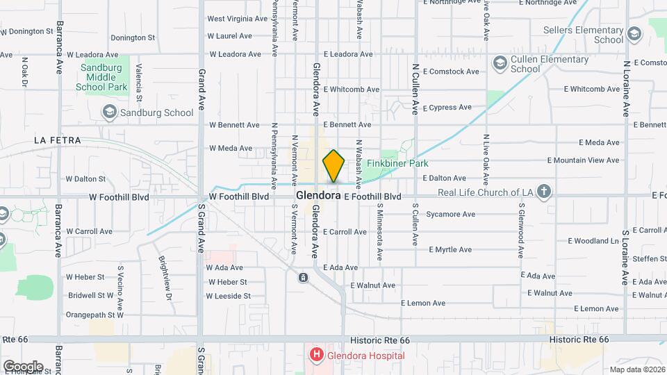 117 N Vista Bonita Ave Map and Location Details