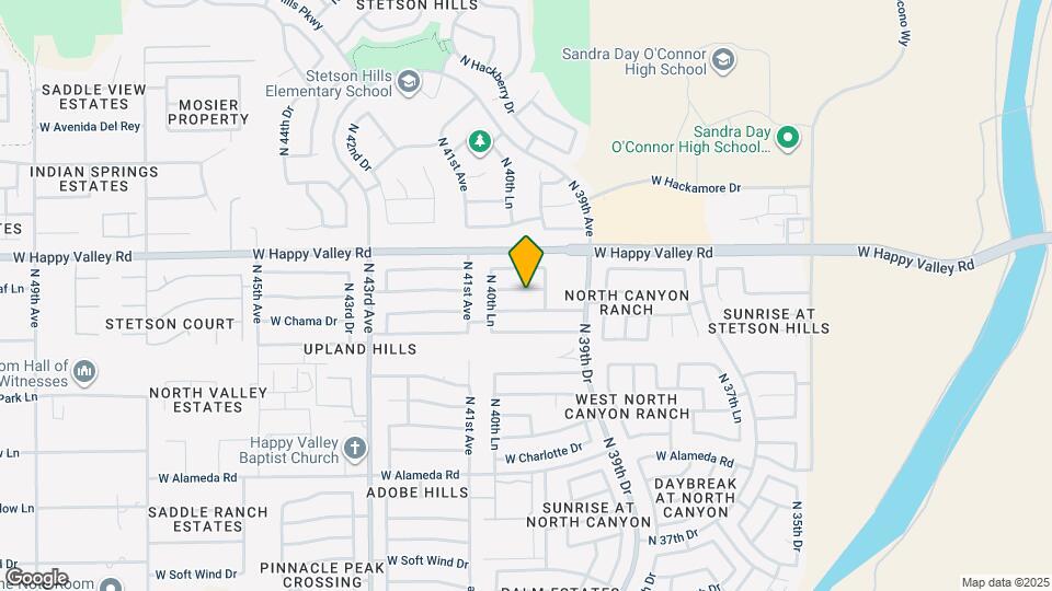 4019 W Fallen Leaf Ln Map and Location Details