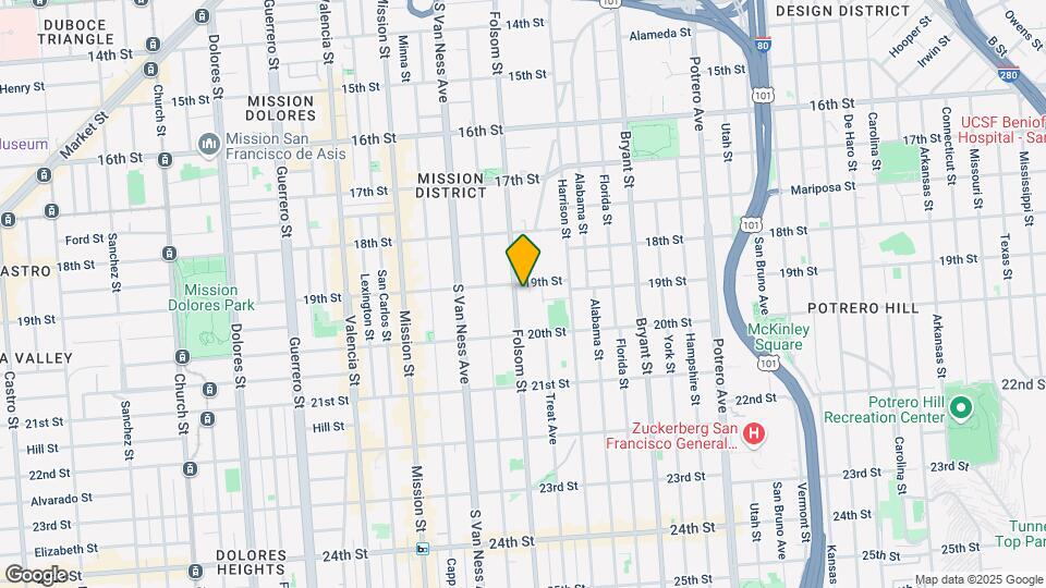 2313 Folsom St Mapa y Detalles de la Ubicación