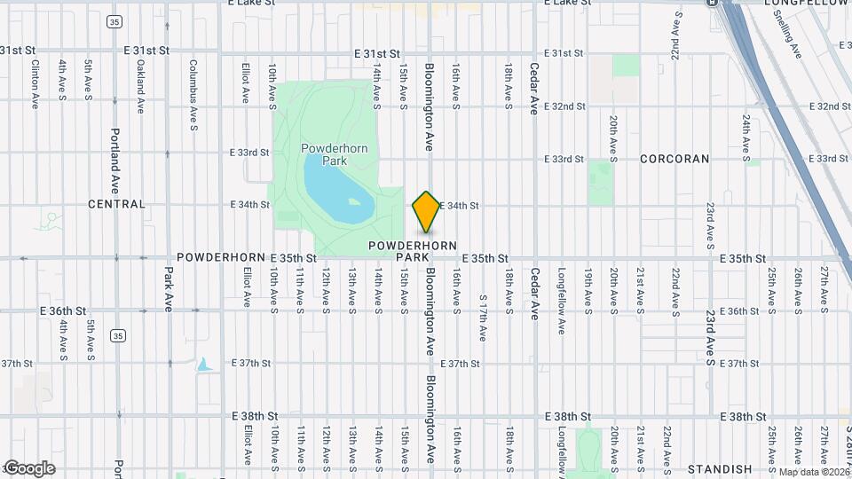 3434 Bloomington Ave Map and Location Details