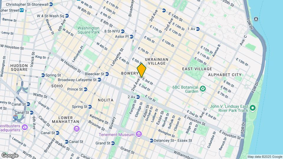 46 E 3rd St Map and Location Details