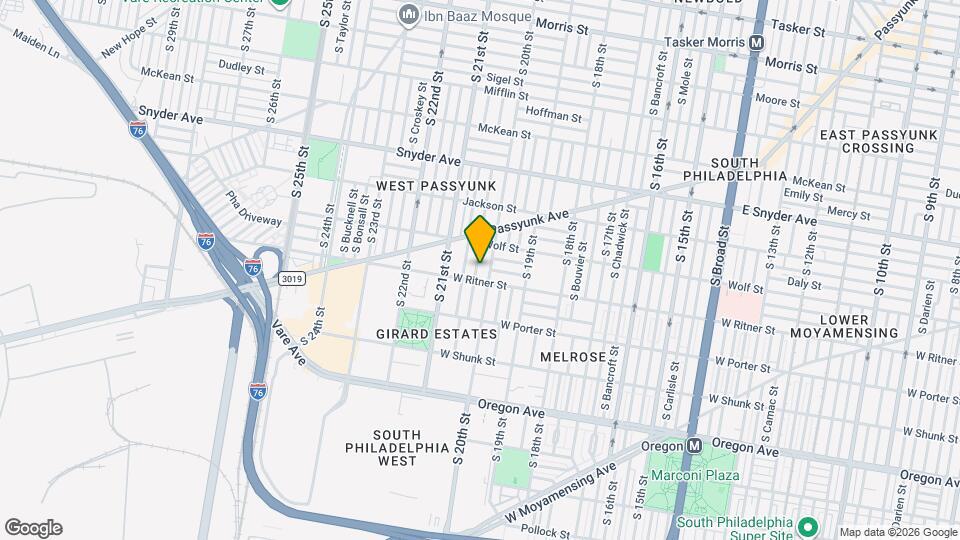 2341 S Woodstock St Map and Location Details