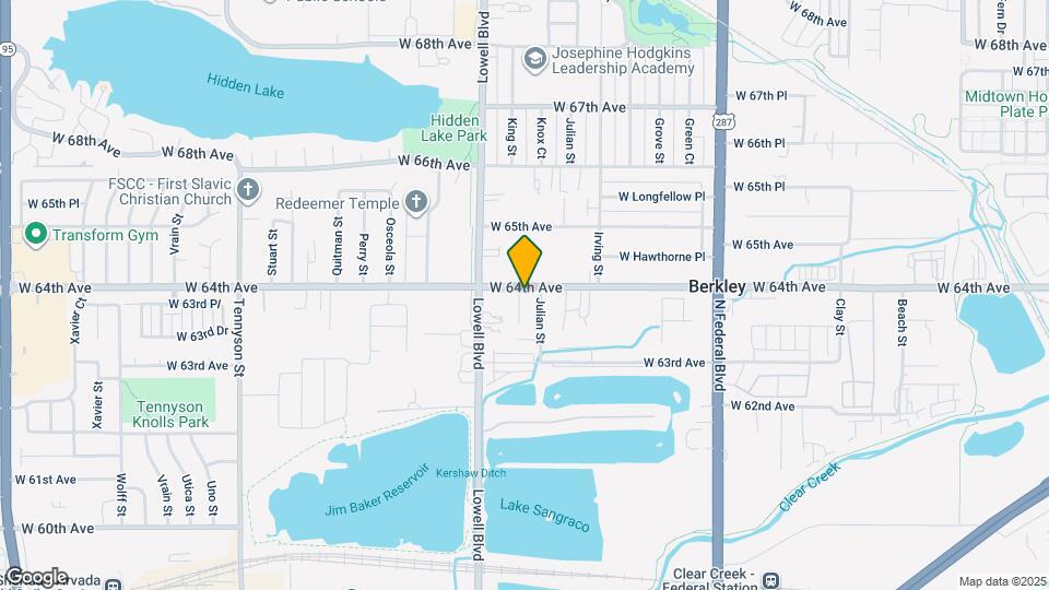 6370 Knox Ct Mapa y Detalles de la Ubicación