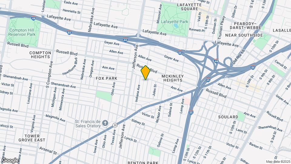 2213 Missouri Ave Map and Location Details