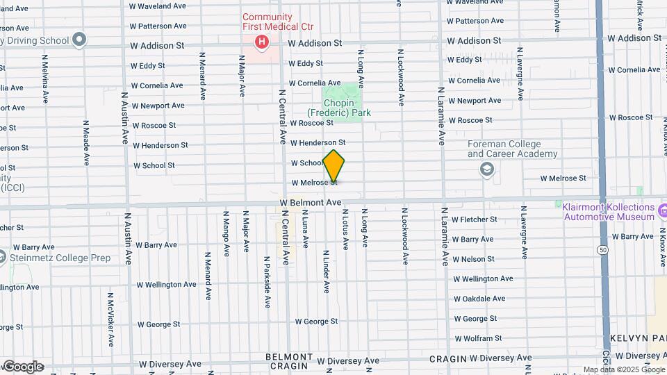 5449 W Melrose St Map and Location Details