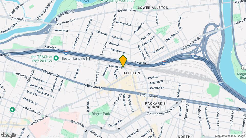 10 Braintree St Mapa y Detalles de la Ubicación