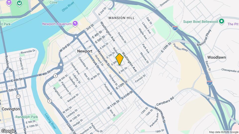 828 Saratoga St Map and Location Details