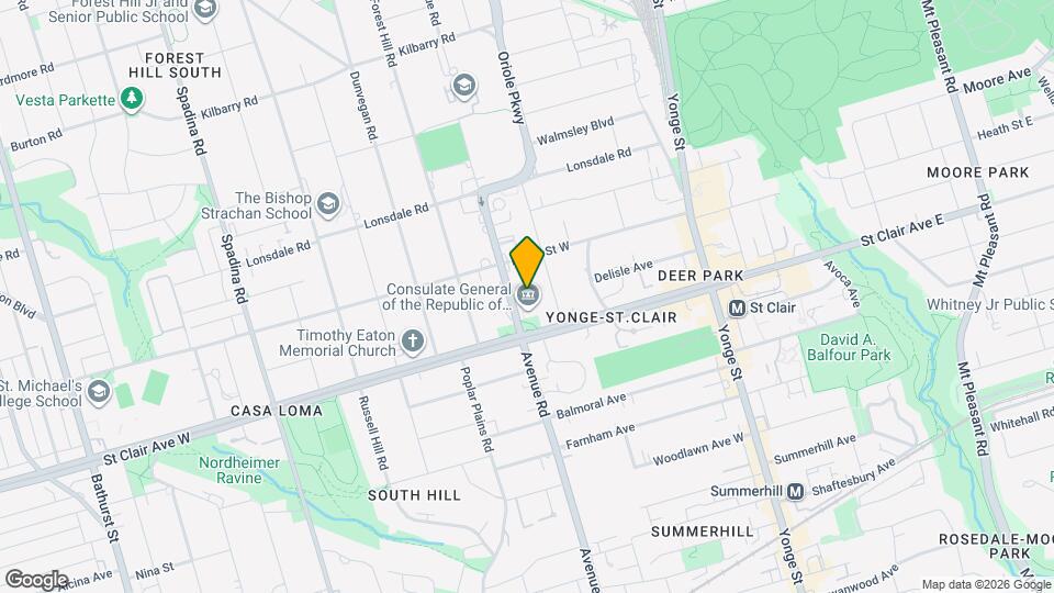 561 Avenue Rd Map and Location Details