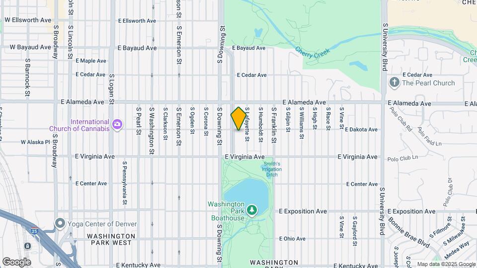 420 S Marion St Pkwy Map and Location Details