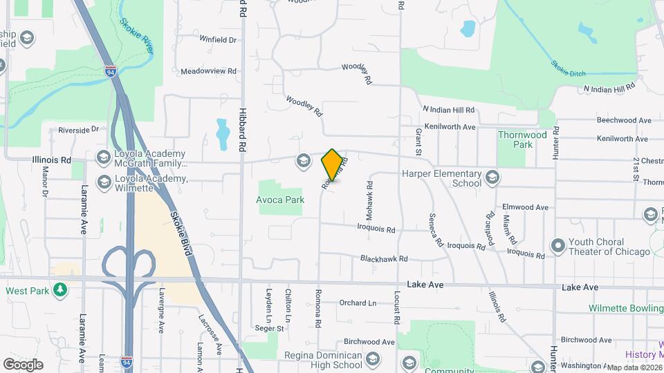 1120 Romona Rd Map and Location Details