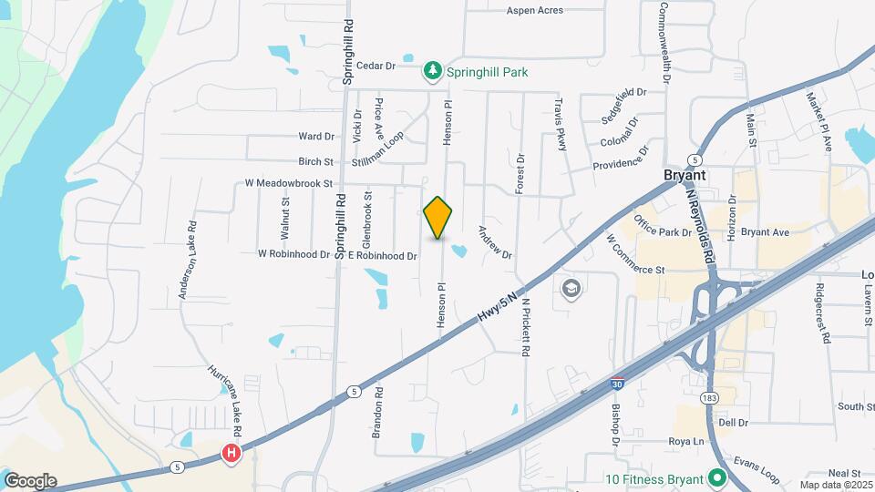 2921 Henson Pl Map and Location Details