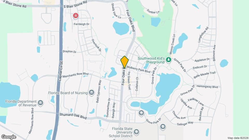 3977 Four Oaks Blvd Map and Location Details