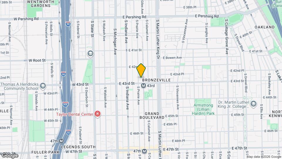 4247 S Prairie Ave Mapa y Detalles de la Ubicación