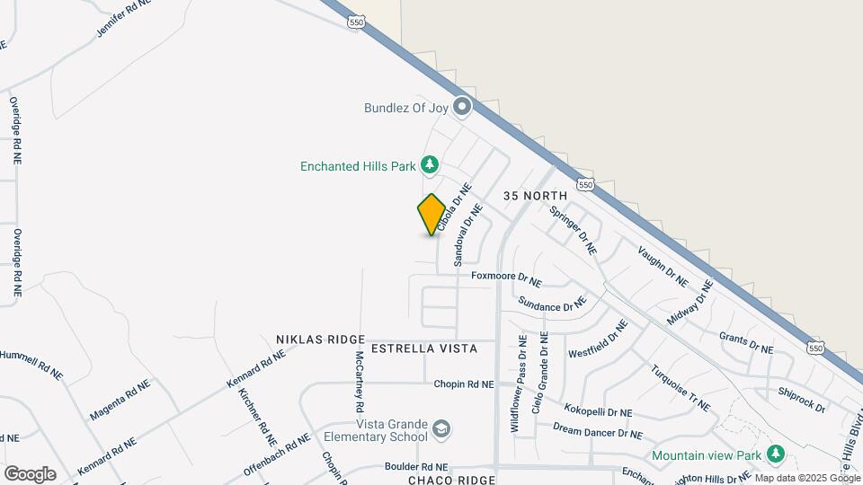 5519 Cibola Dr NE Map and Location Details