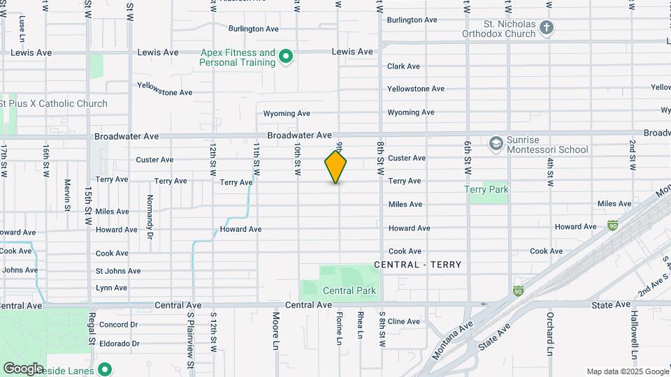 418 9th St W Map and Location Details