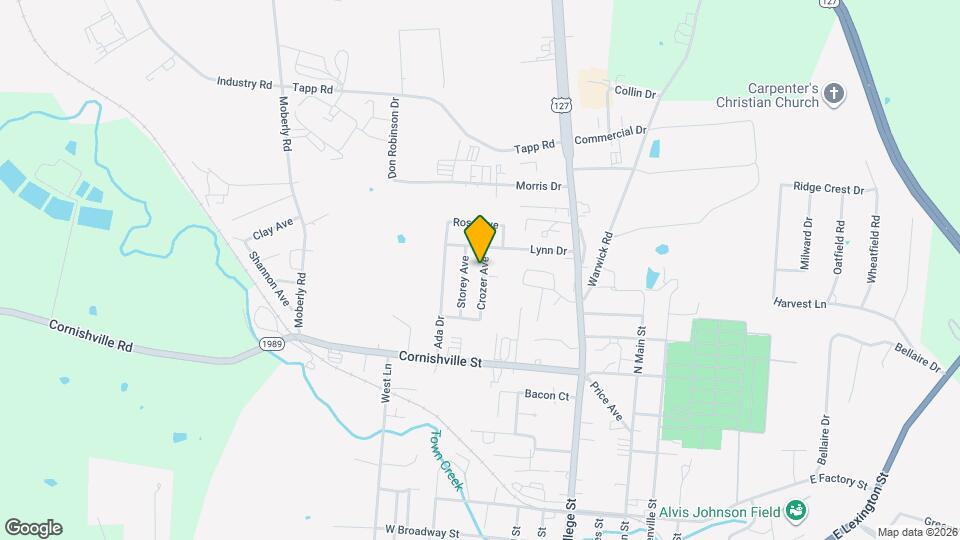 804 Crozer Ave Map and Location Details